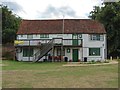 TQ0556 : Ripley cricket pavilion by Alan Hunt