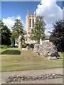 TL8564 : Abbey Ruins and Cathedral, Bury St Edmunds by David Dixon