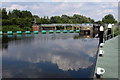 Great Ouse above Castle Mill weir and lock