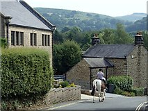 SK2281 : Jaggers Lane, Hathersage by Andrew Hill