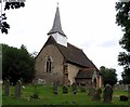 TQ6691 : St Mary the Virgin Little Burstead west end and south side by Andrew Tatlow
