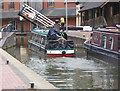 A pedestrian bridge across the Oxford Canal, Banbury