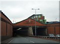 Entrance to A50 Meir Tunnel under A520