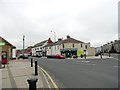 Road junction at Esh Winning village centre