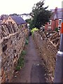 Public footpath to High Street