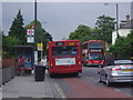 Buses on Hampton Road, Fulwell