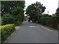 Road heading south through Kirkby on Bain