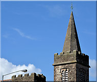 J3773 : Spire, Kirkpatrick Memorial Presbyterian Church, Belfast by Albert Bridge