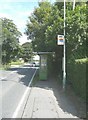 TR2143 : Bus-stop shelter, Canterbury Road (A260) by John Baker