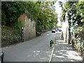 Abutments of former railway bridge over College Road