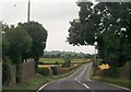 SO2191 : Leaving Sarn on A489 by John Firth