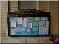 Notice board, Acton Central Station, Churchfield Road W3