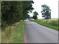 Country road past Hoodston