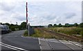 Level crossing over the line to Cambois