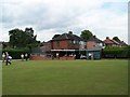 View to the clubhouse and shelter, Frecheville Bowling Club, Hopedale Road, Frecheville, Sheffield