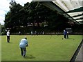 View across the green, Grenoside Bowling Club, Main Street, Grenoside, near Sheffield