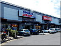 Sports Direct and Iceland, Spytty Retail Park, Newport