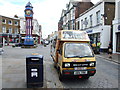 Hospital Radio Swale van by Sheerness Clock Tower