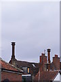 Old chimneys on The White Hart Public House