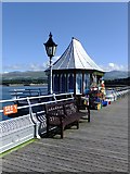 SH5873 : Garth Pier booth by Richard Hoare
