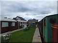 Preserved railway carriages at Bere Ferrers