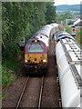 Trains crossing at Spean Bridge