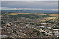 Perth city centre from the air