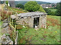 SE0813 : Colne Valley Sculpture Trail #4 (derelict building) by Humphrey Bolton