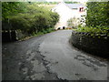 Bridge over the Nant Llolwyn, and nearby house