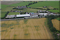 NO2426 : Businesses beside the A90 at Inchmichael, from the air by Mike Pennington