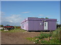 NT5279 : Rural East Lothian : Purple Portacabin Near Prora by Richard West
