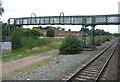 Footbridge over the railway towards Alfreton 