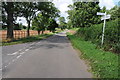 SP6675 : Road junction on the Cold Ashby Road by Philip Halling