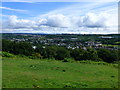 View from the top of the hill at Hengoed Avenue, Cefn Hengoed