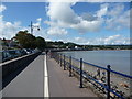 Part of the coastal path through the Mumbles