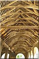 The roof beams of the market house