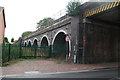 Railway arches running south from Queen Street Bridge