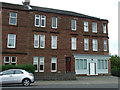 Red sandstone tenement on Argyle Street East