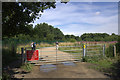 Gate at the end of Montagu Road, Freshfield