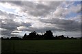 SK2537 : Dramatic sky above Grange Field Farm by Graham Hogg