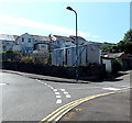 Converted railway wagon body used as a shed, Tredegar