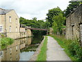 The canal at the site of Canal Mills