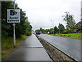 Speed camera sign, Killyclogher Road