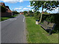 Bench along Kennel Lane