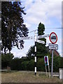 Roadsign on the B1077 The Street