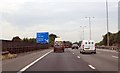 M4 over the A308 bridge