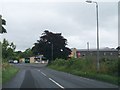 Approaching the village of Silverbridge from the west along the B30