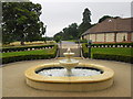 Fountain just north of The Tudor Gatehouse