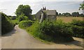 Lane junction, Beech Tree Cottage