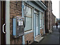 Old shop-front with cigarette machine